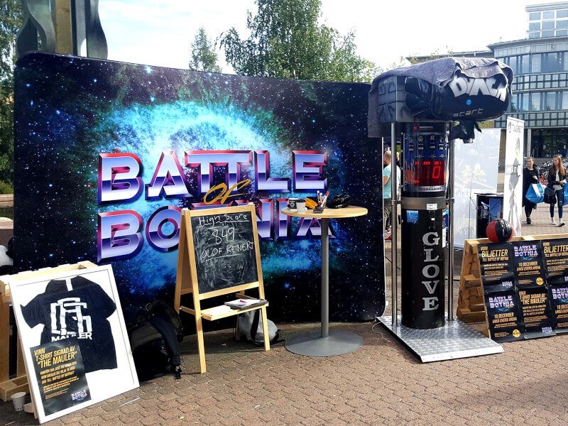 Mässvägg  - Softwall 300 svängd